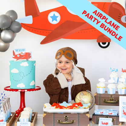 Personalized Airplane Party Bundle cover