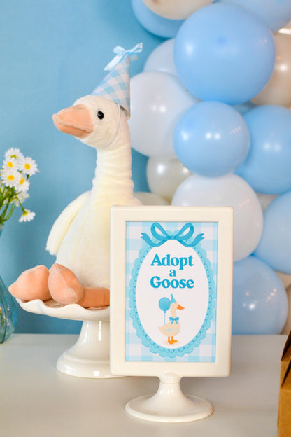 Adopt a Goose Party Sign, view 2