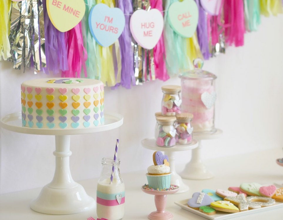 Conversation Heart Garland