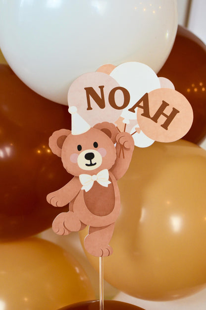 Personalized Teddy Bear Cake Topper, view 4