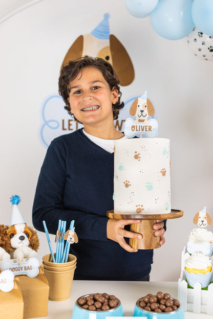 Personalized Puppy Dog Cake Topper, view 4