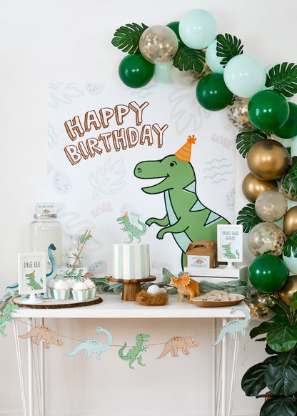 Dinosaur Party Garland, view 7
