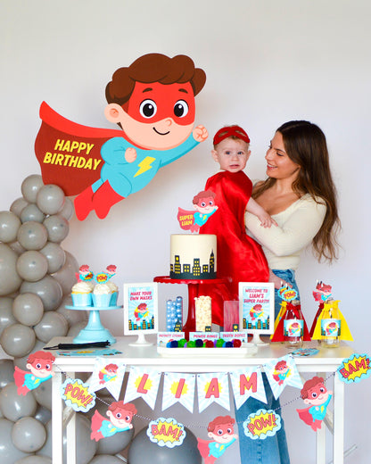 Personalized Superhero Name Banner, view 4