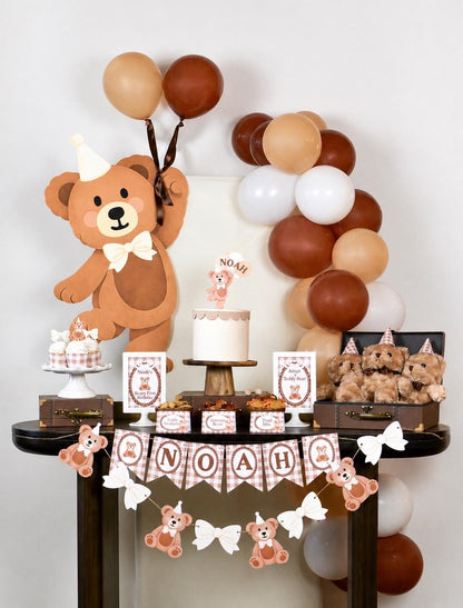 Teddy Bear Backdrop Printable, view 3