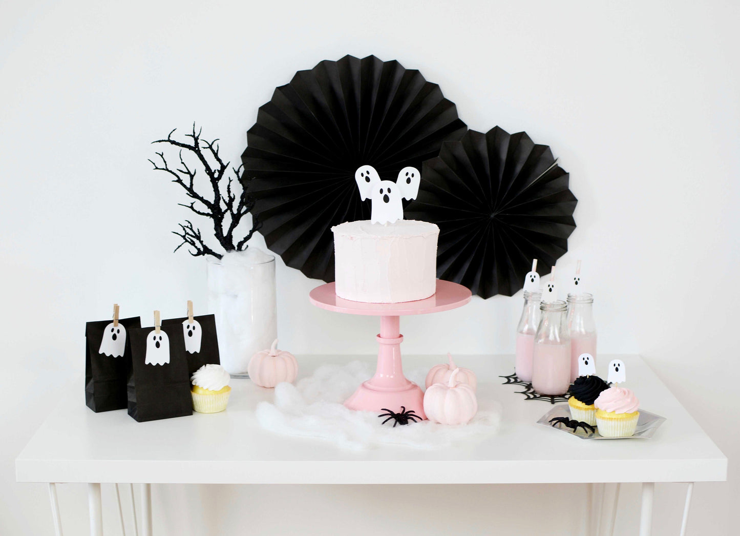 Ghost Halloween Straws