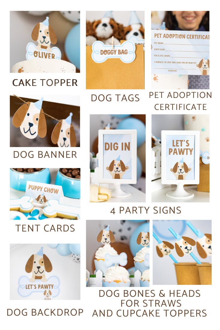 Puppy Birthday Party Bundle