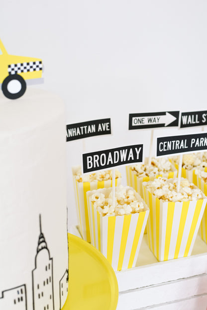 New York Street Sign Centerpieces, view 3