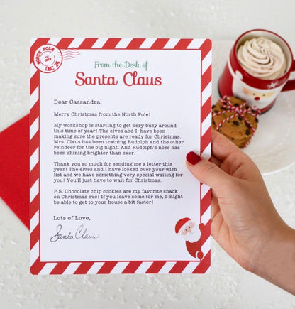 Printable Personalized Santa Letter Kit, view 3