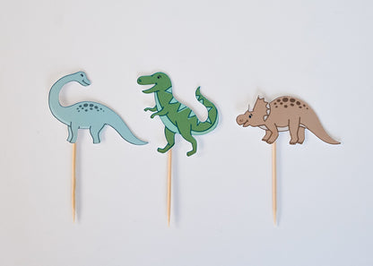 Dinosaur Cupcake Toppers, set of 5, view 6