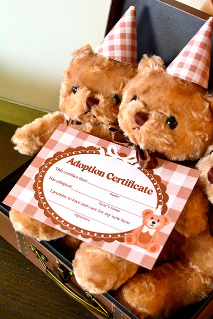 Teddy Bear Adoption Certificate Printable, view 6