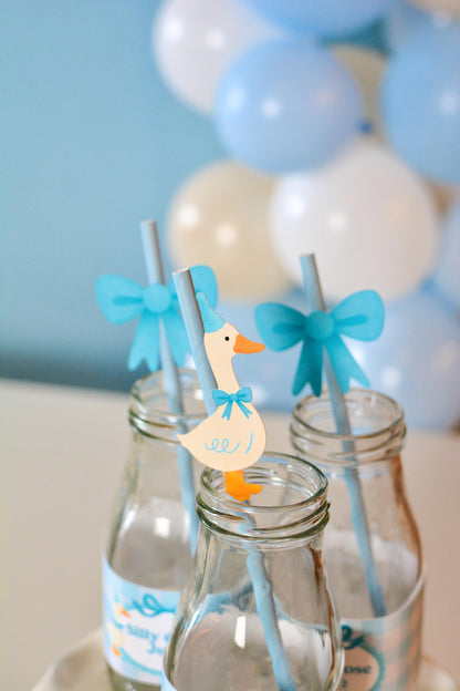 One Silly Goose Paper Straws, set of 5, view 7