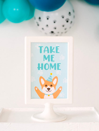 Take Me Home Corgi Party Sign, view 4