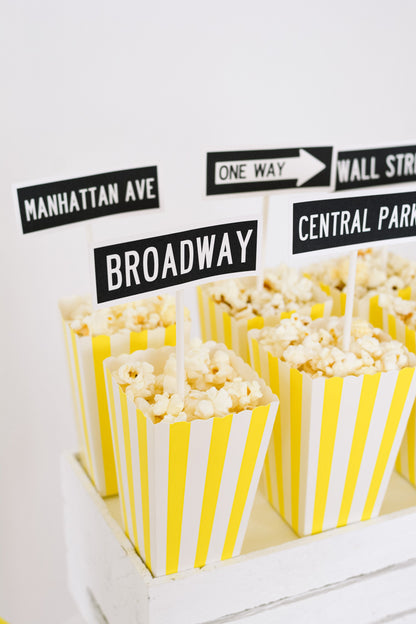 New York Street Sign Centerpieces, view 8