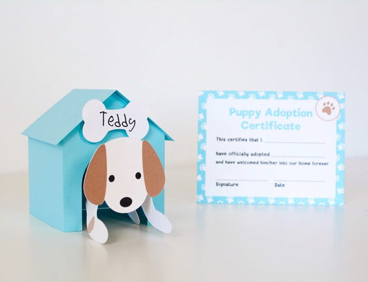 Printable Adopt a Puppy Activity Template, view 2