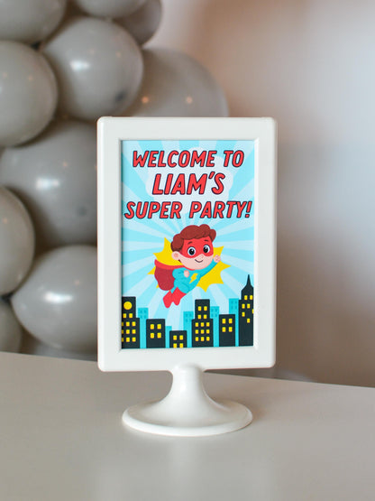 Personalized Welcome Superheroes Sign, view 2