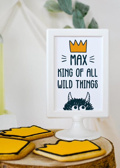 Personalized Wild Things Sign, view 2