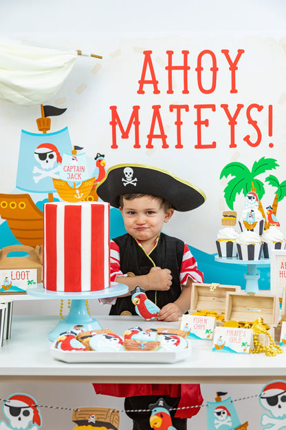 Printable Pirate Backdrop