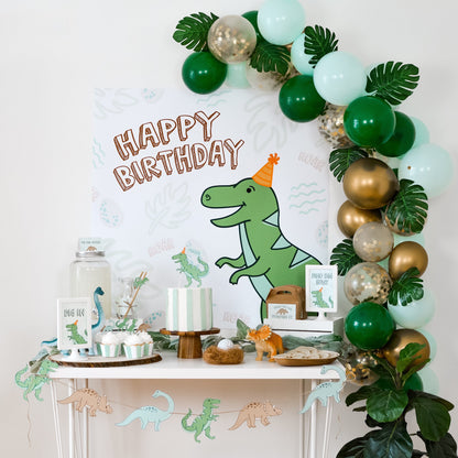 Dig In Dinosaur Party Sign, view 7