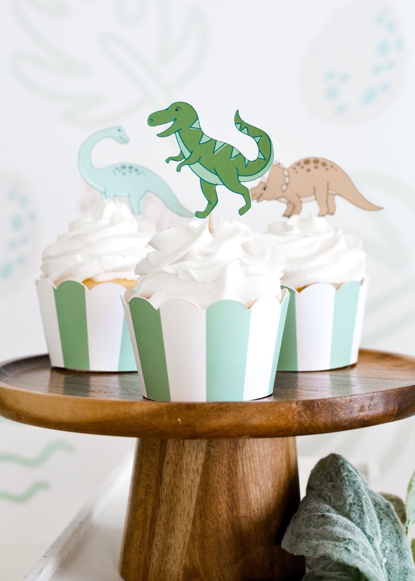 Dinosaur Cupcake Toppers