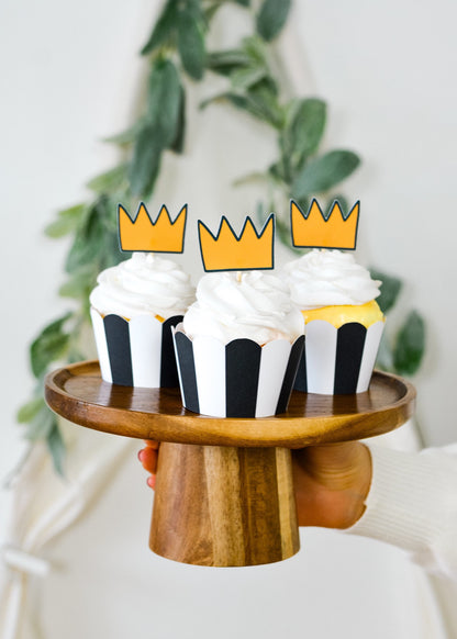 Wild Things Cupcake Toppers, set of 5