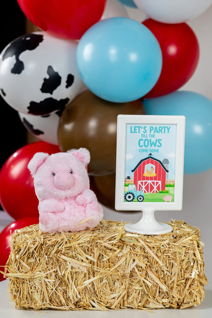 Party Till the Cows Come Home Farm Sign