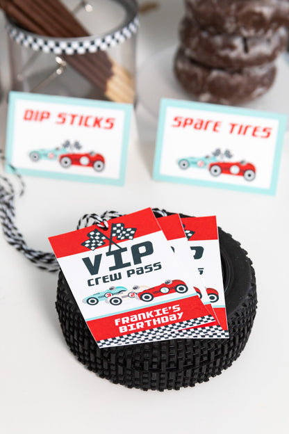 Personalized Race Car VIP Passes, view 3