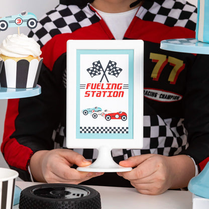Pit Stop Vintage Race Car Sign, view 3