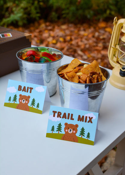 One Happy Camper Tent Cards, set of 4, view 3