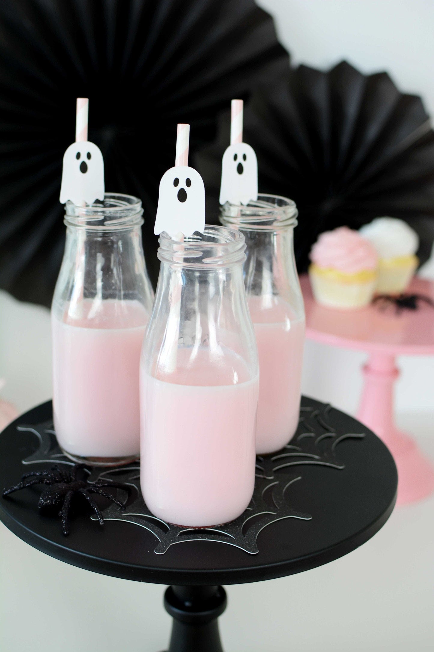 Ghost Halloween Straws