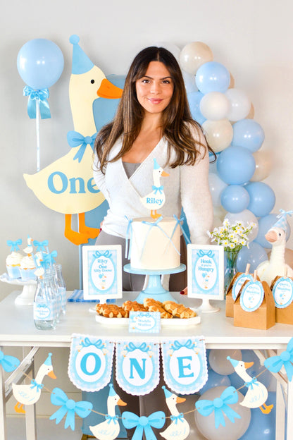 One Silly Goose High Chair Banner, view 5