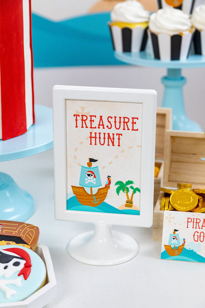 Treasure Hunt Pirate Party Sign