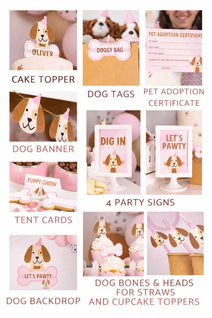 Pink Puppy Dog Party Bundle, view 2