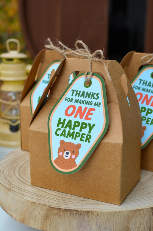 One Happy Camper Favor Tags, view 2