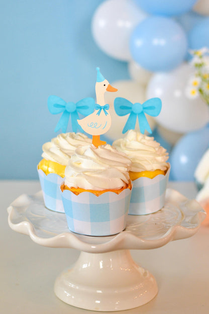 One Silly Goose Cupcake Toppers, set of 5, view 3
