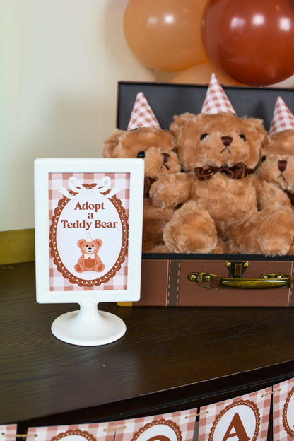 Adopt a Teddy Bear Sign, view 2