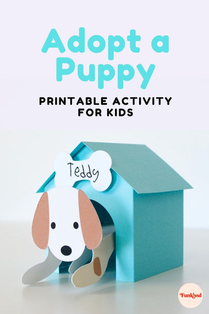 Printable Adopt a Puppy Activity Template, view 9