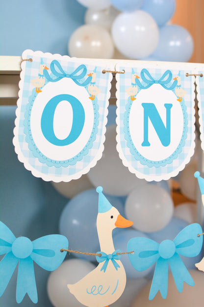 One Silly Goose High Chair Banner, view 3