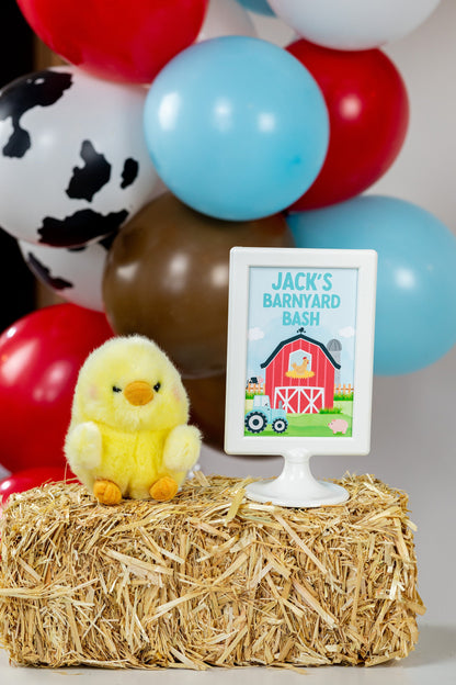 Personalized Grazing Station Farm Party Sign, view 2