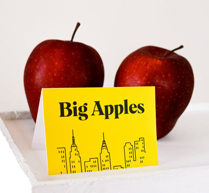 Personalized New York Tent Cards, set of 4, view 5