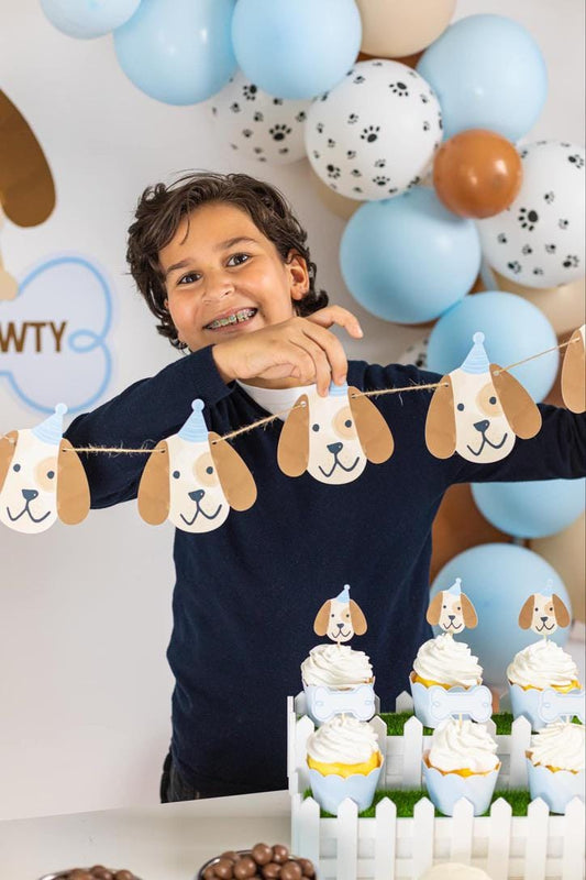 Puppy Dog Birthday Banner