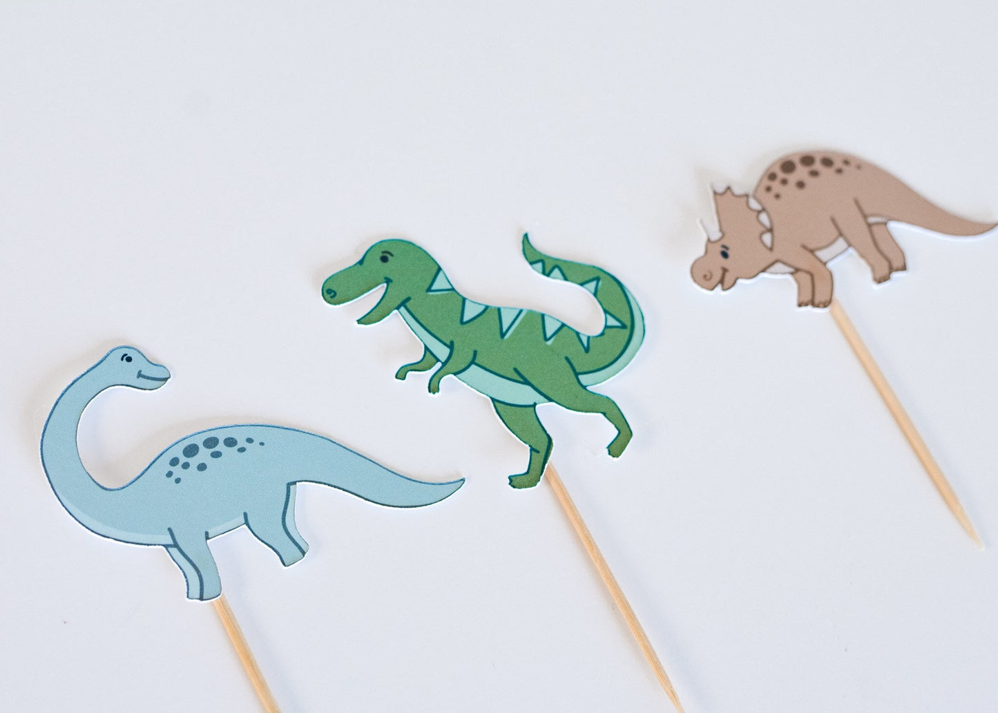 Dinosaur Cupcake Toppers