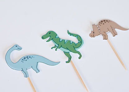 Dinosaur Cupcake Toppers, set of 5, view 5