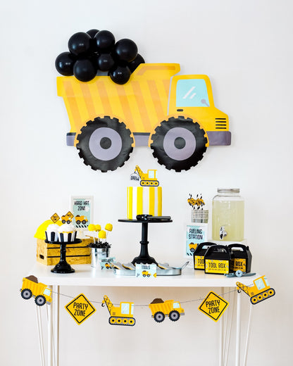Printable Construction Party Invitations, view 3