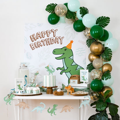 Personalized T-Rex Dinosaur Cake Topper, view 9