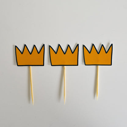 Wild Things Cupcake Toppers, set of 5, view 4