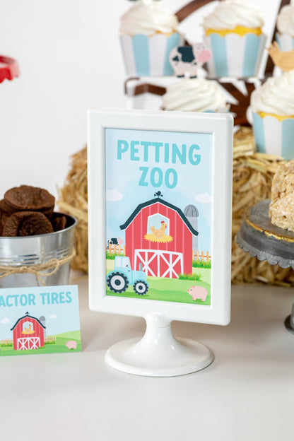 Petting Zoo Farm Party Sign