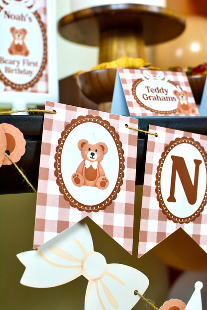 Personalized Teddy Bear Name Banner, view 5