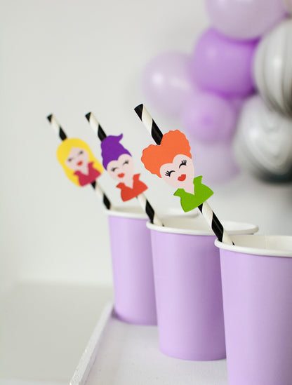 Hocus Pocus Paper Straws, set of 5, view 2