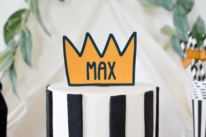 Personalized Wild Things Cake Topper, view 3