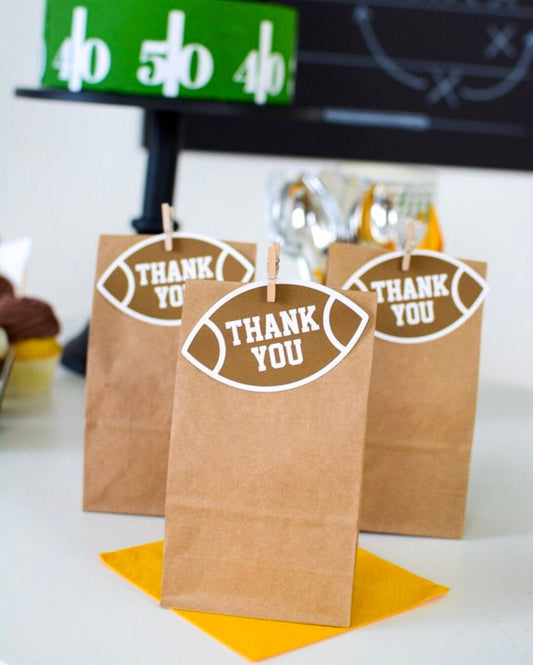Football Favor Tags